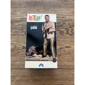 Hatari 1991 VHS Comedy Adventure John Wayne Elsa Martinelli Classic Pre-Owned